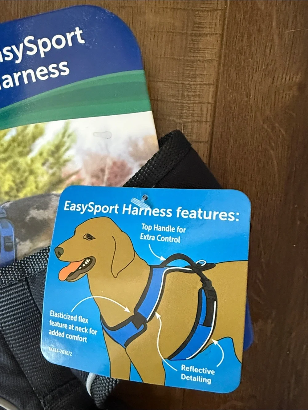 PetSafe EasySport Black and Gray Dog Harness - Medium
